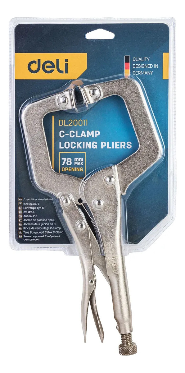 Alicate Presión Tipo C 11 Deli - Imagen 4