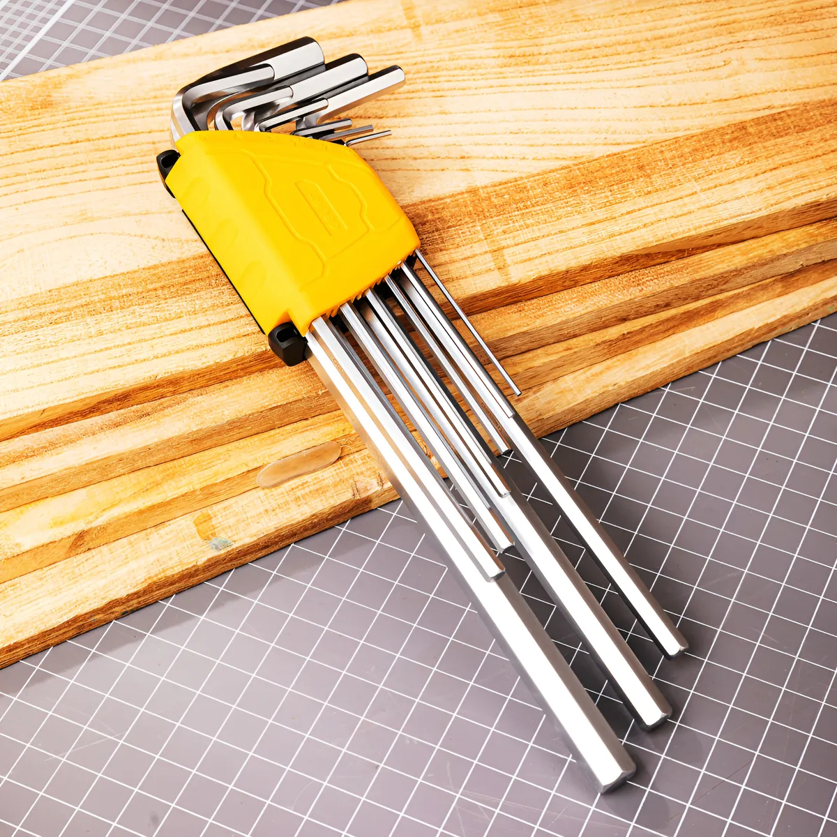 Juego De Llaves Allen Extra Largas 1.5 A 10mm Deli - Imagen 2