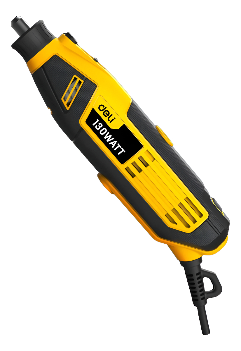 Mini Torno Con Accesorios 130 W 3mm. Deli