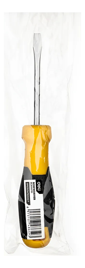 Destornillador Plano Sl5 X 100 Mm Deli - Imagen 3