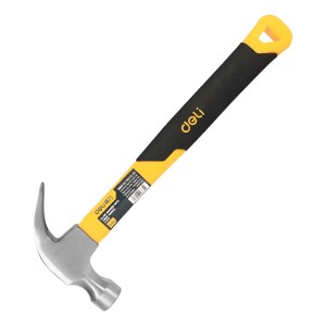 Martillo De Uña Mango De Fibra 500 Grs Deli