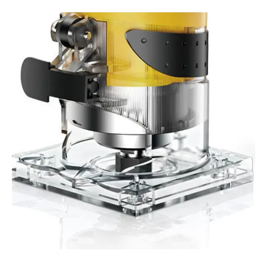 Router Manual - Profesional - 550w 6 Mm Deli - Imagen 2