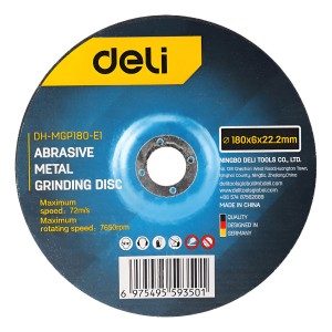 Disco Desvaste De Metal 180 Mm Deli