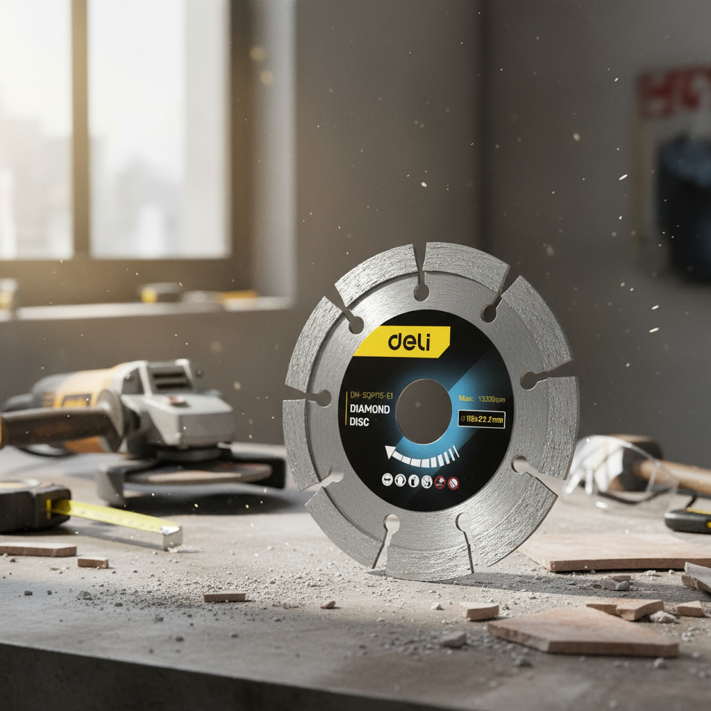 Disco De Corte - Diamantado Continuo 4 1/2 115x22.2 Mm Deli - Imagen 2