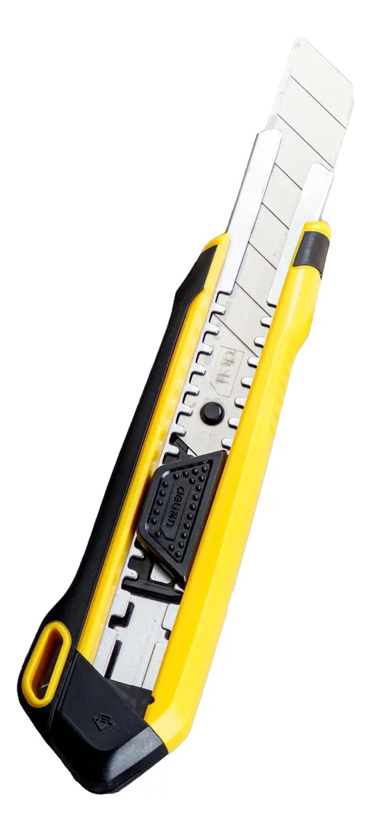 Trincheta Plástico Y Metal 18mm Deli - Imagen 3