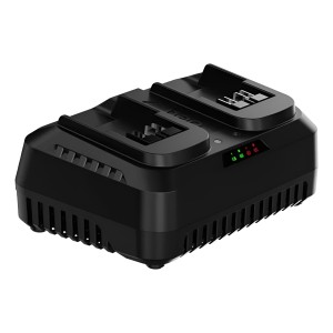 Cargador Doble De Baterias 20 V Deli