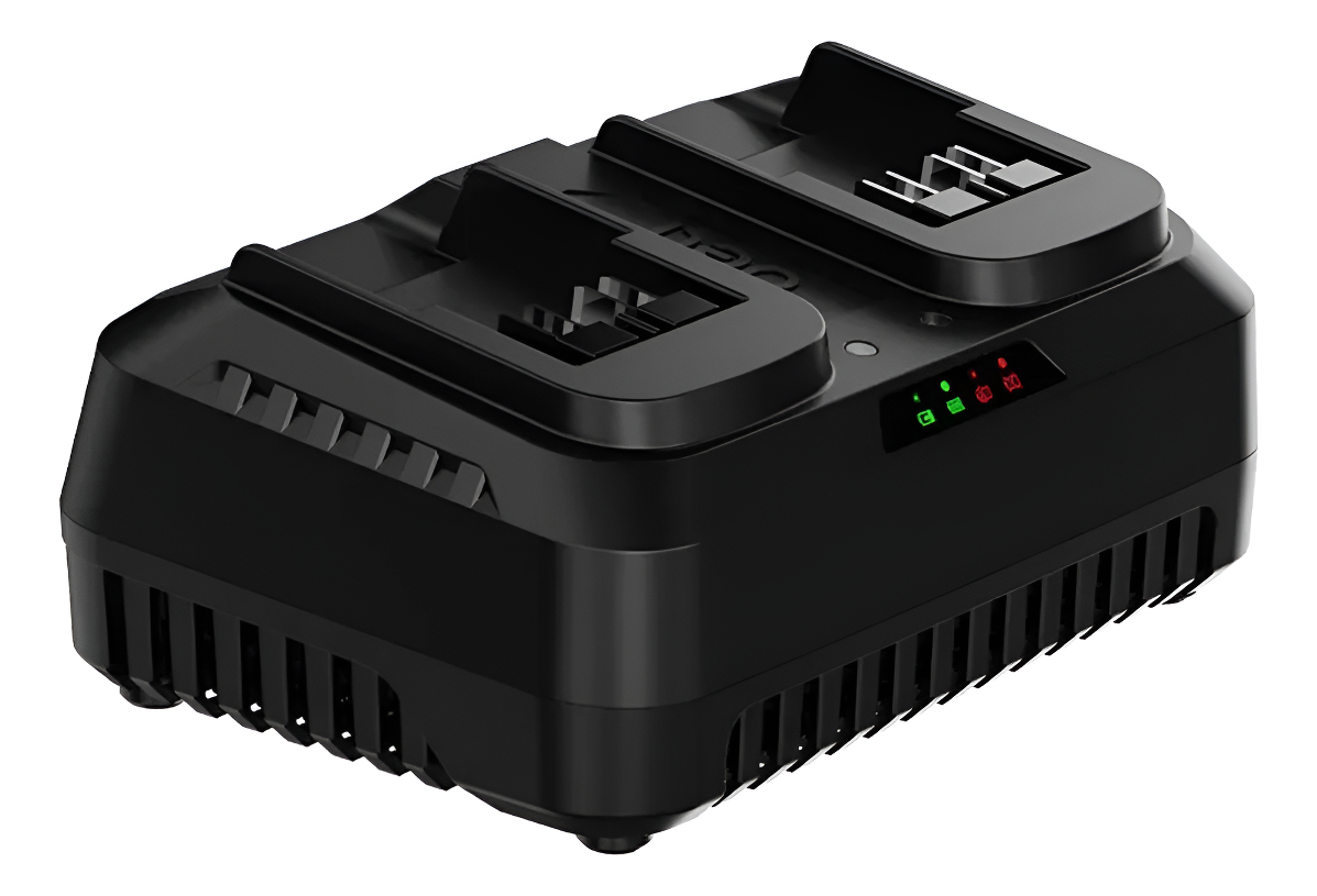 Cargador Doble De Baterias 20 V Deli