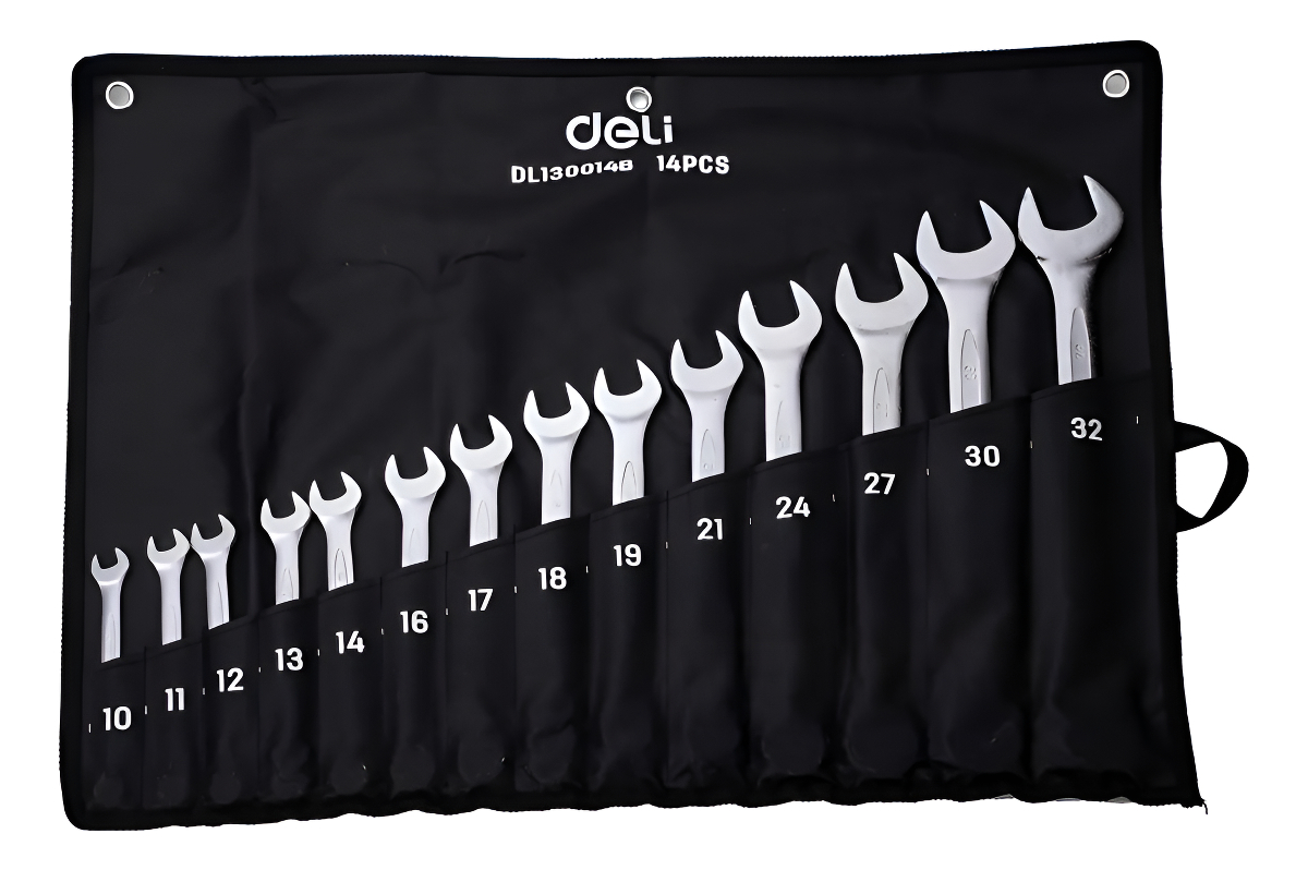 Juego De Llaves Combinadas 14 Pz. 10 A 32mm Deli