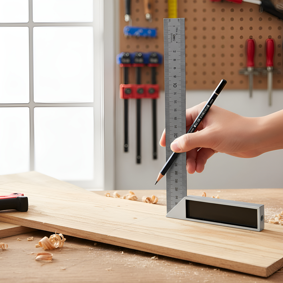 Escuadra Carpintero 300mm Deli - Imagen 3