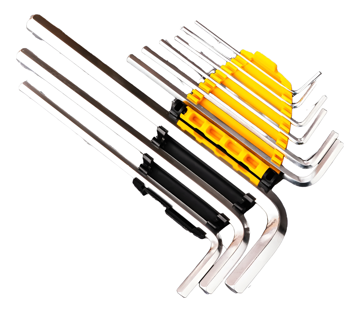 Juego Llaves Allen Largas Con Soporte 1.5 A 10 Mm Deli