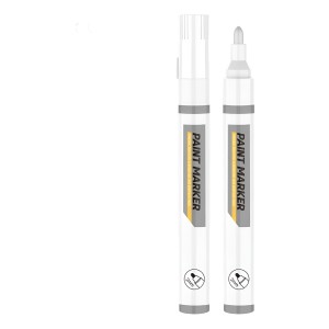 Marcador Permanente Blanco Deli