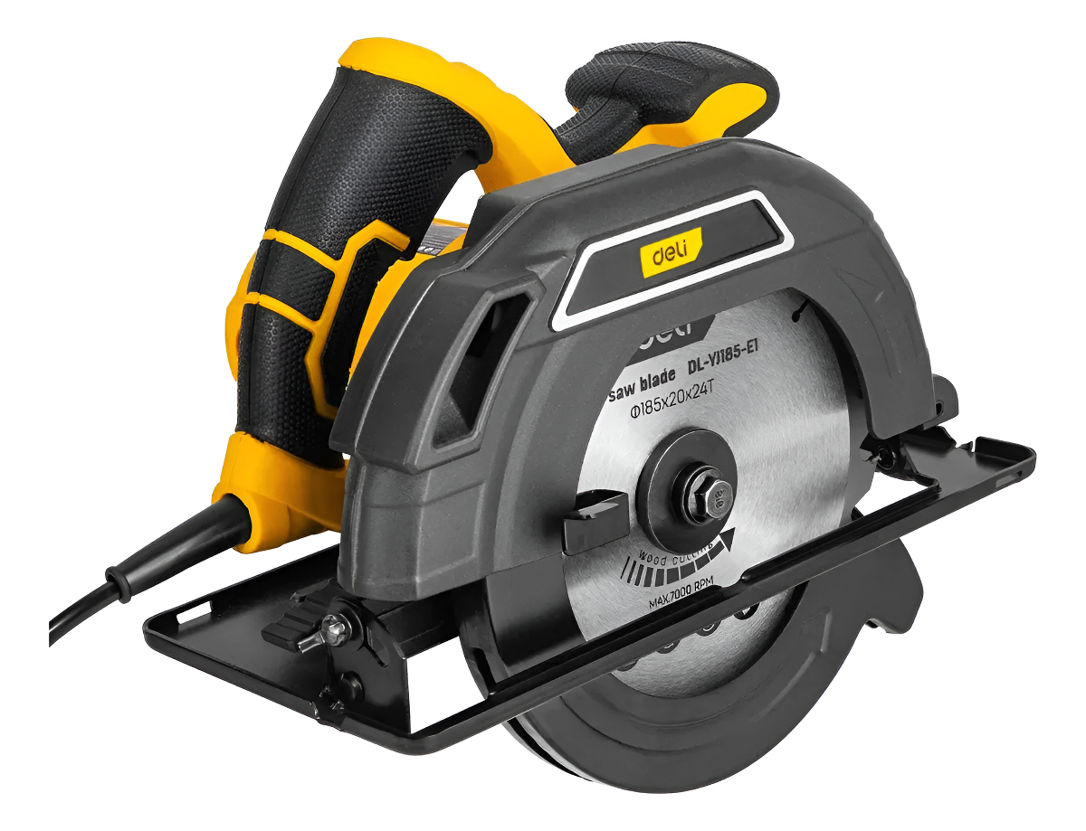 Sierra Circular Eléctrica 7 1/4 Dl-yj185-e1 1300w Deli