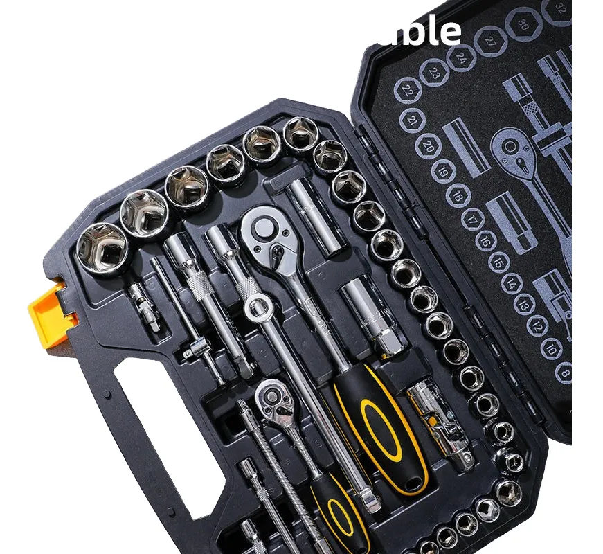 Juego De Dados 1/2+ 1/4 44 Pz. 4 A 32 Mm Deli - Imagen 3