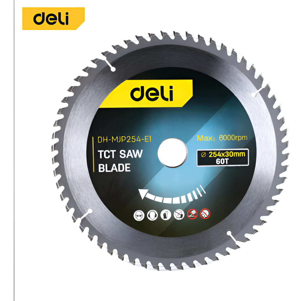 Lámina Ingletadora 254 Mm 60 Dientes Deli