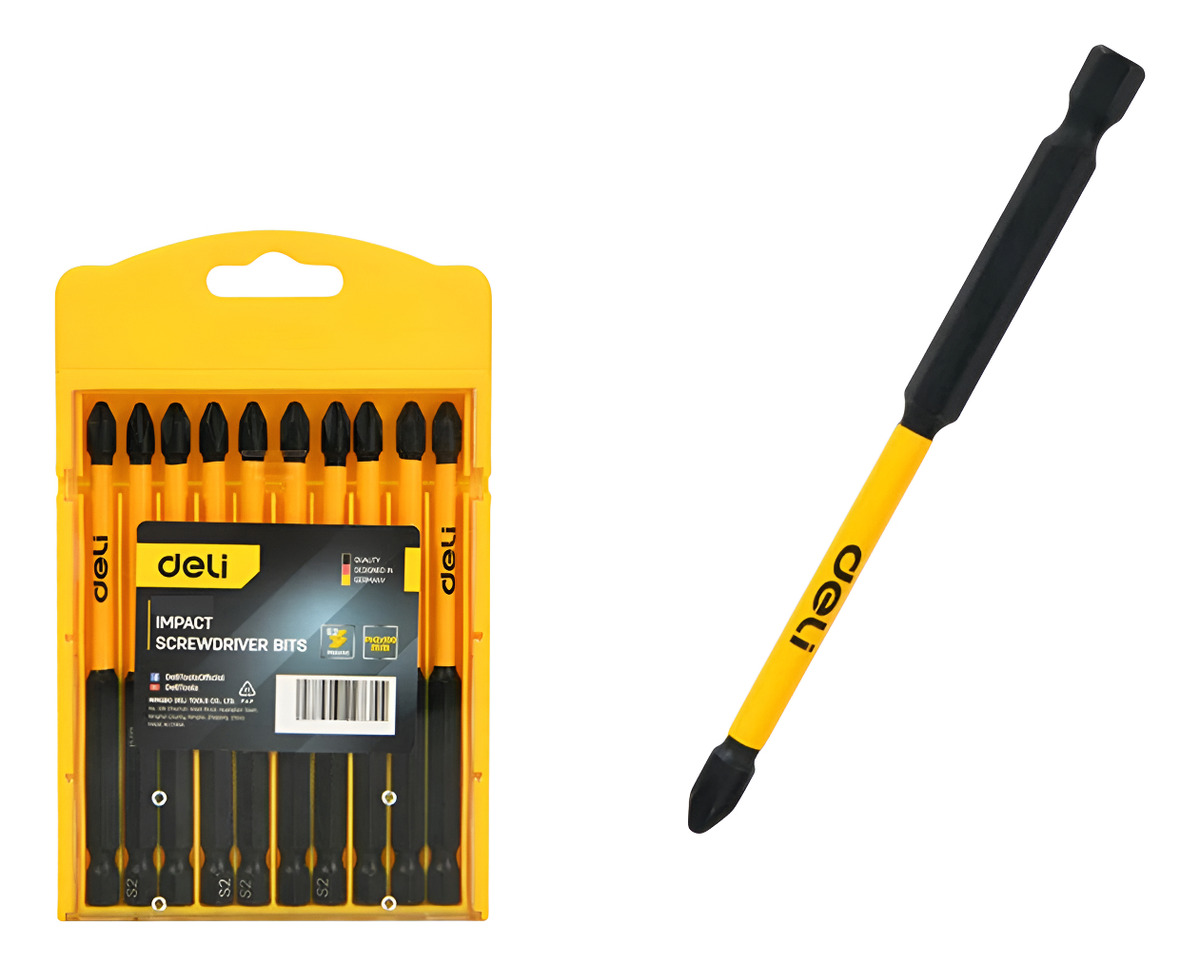 Puntas De Impacto Ph2 X 150 Mm - 10 Un Deli