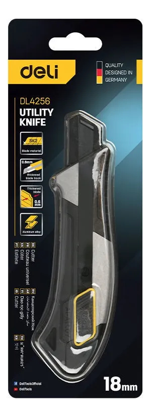 Trincheta Aluminio 18 Mm Deli - Imagen 3