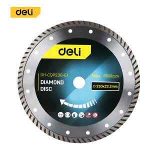 Disco De Corte - Diamantado Continuo 9 230x22.2 Mm Deli