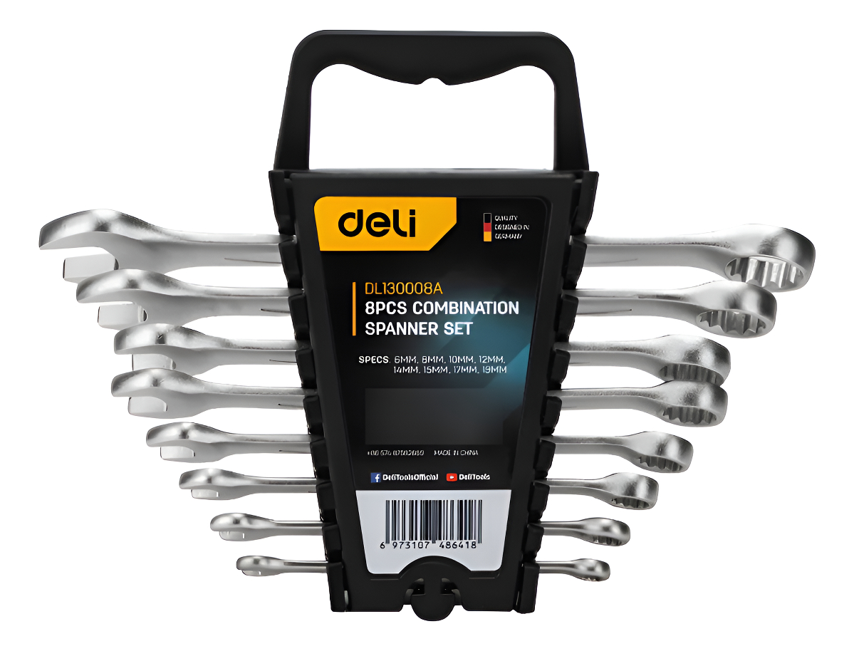 Juego De Llaves Combinadas 8 Pz. 6 A 19mm Deli