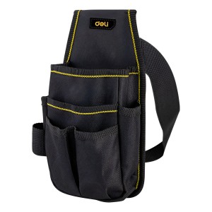 Cinto Porta Herramientas 3 Bolsillos 25x12 Cm Deli