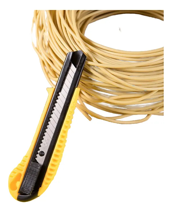 Trincheta - Cutter Plástica Con Traba 18mm Deli - Imagen 3