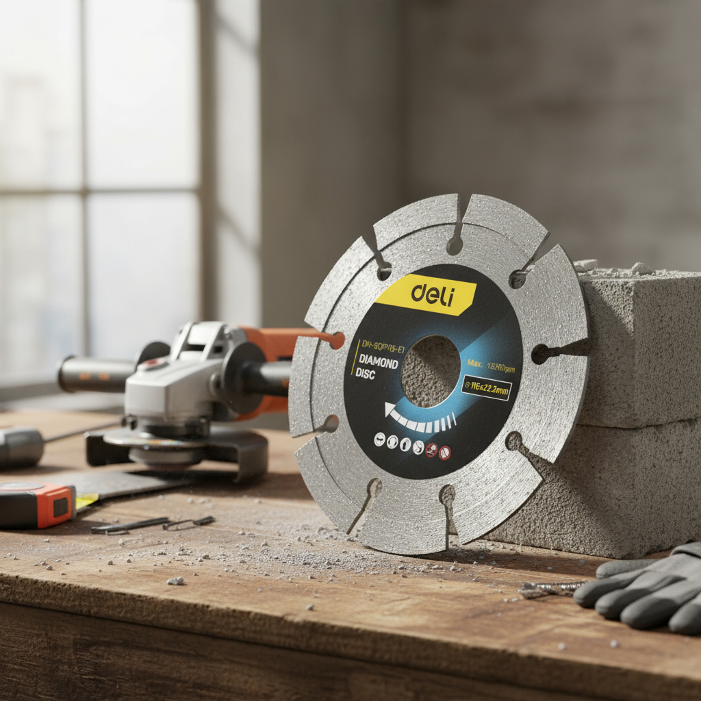 Disco De Corte - Diamantado Segmentado 4 1/2 115x22.2mm Deli - Imagen 2