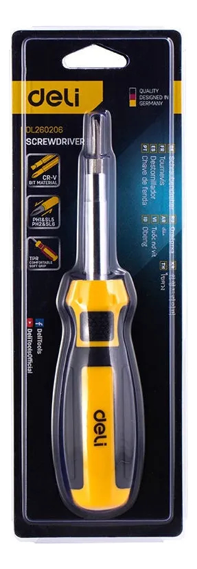 Destornillador 6 En 1 Deli - Imagen 3