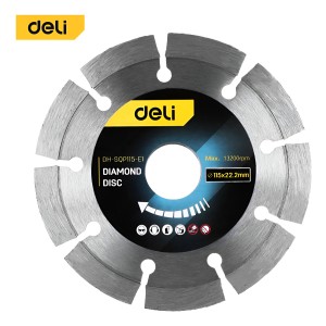 Disco De Corte - Diamantado Segmentado 4 1/2 115x22.2mm Deli