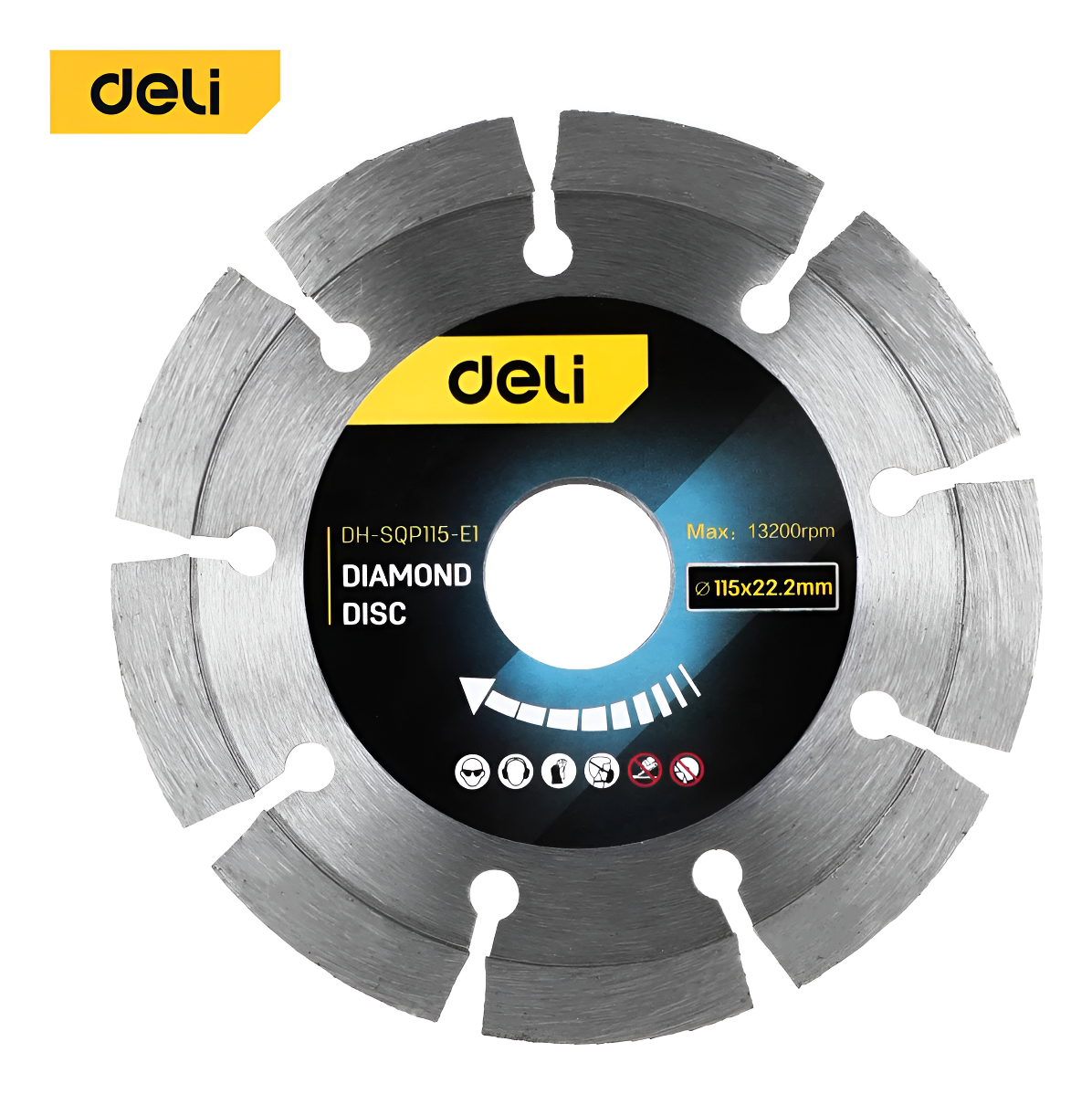 Disco De Corte - Diamantado Segmentado 4 1/2 115x22.2mm Deli