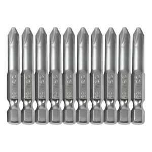 Puntas Para Atornillador Ph2 X 50mm 10 Un Deli