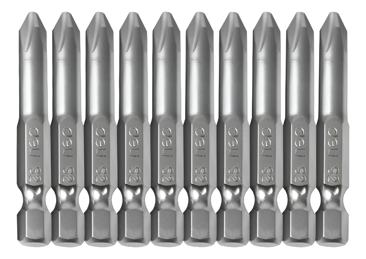 Puntas Para Atornillador Ph2 X 50mm 10 Un Deli