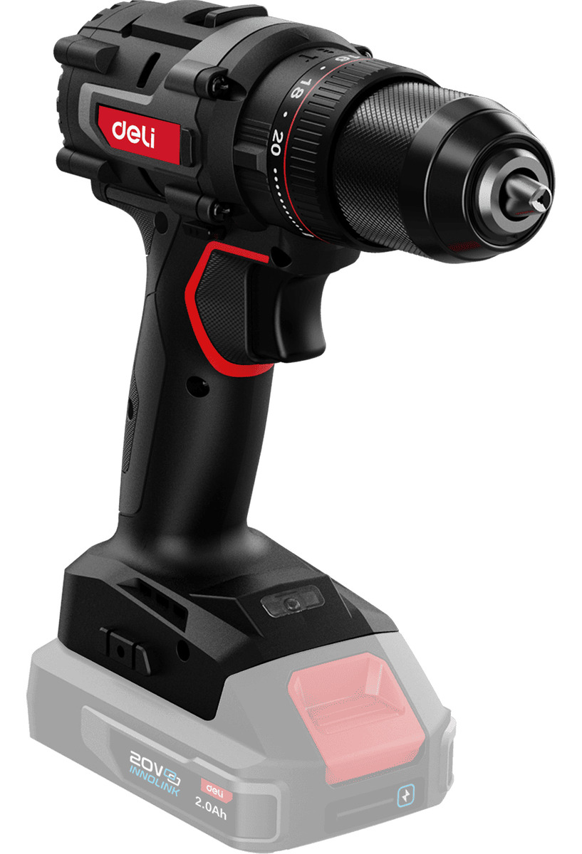 Taladro Atornillador Percutor (s/batería) Deli - Imagen 2