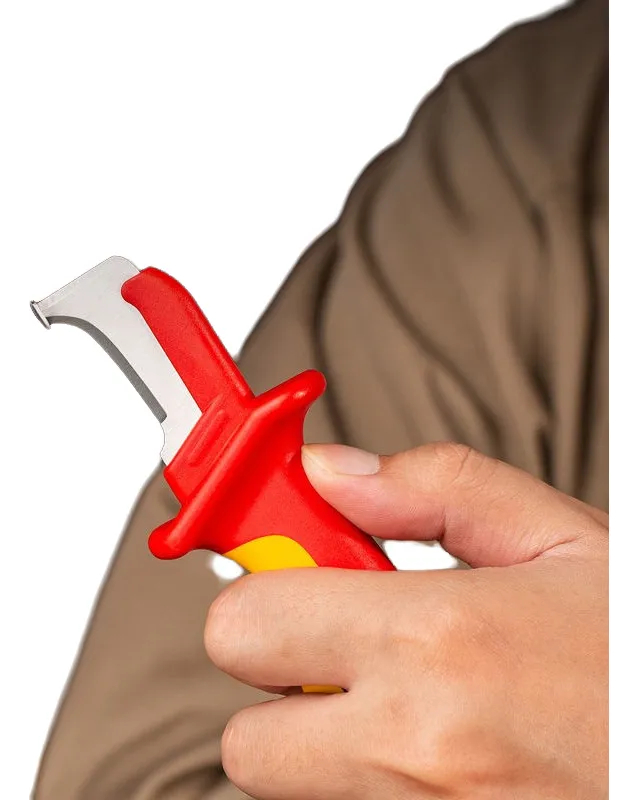 Cuchillo Pela Cable Vde 1000v 180mm Deli - Imagen 2