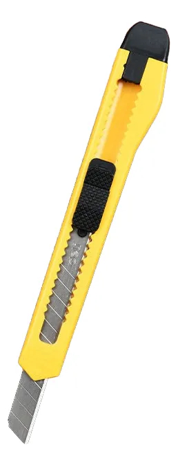 Trincheta - Cutter Plástica 9mm Deli - Imagen 2