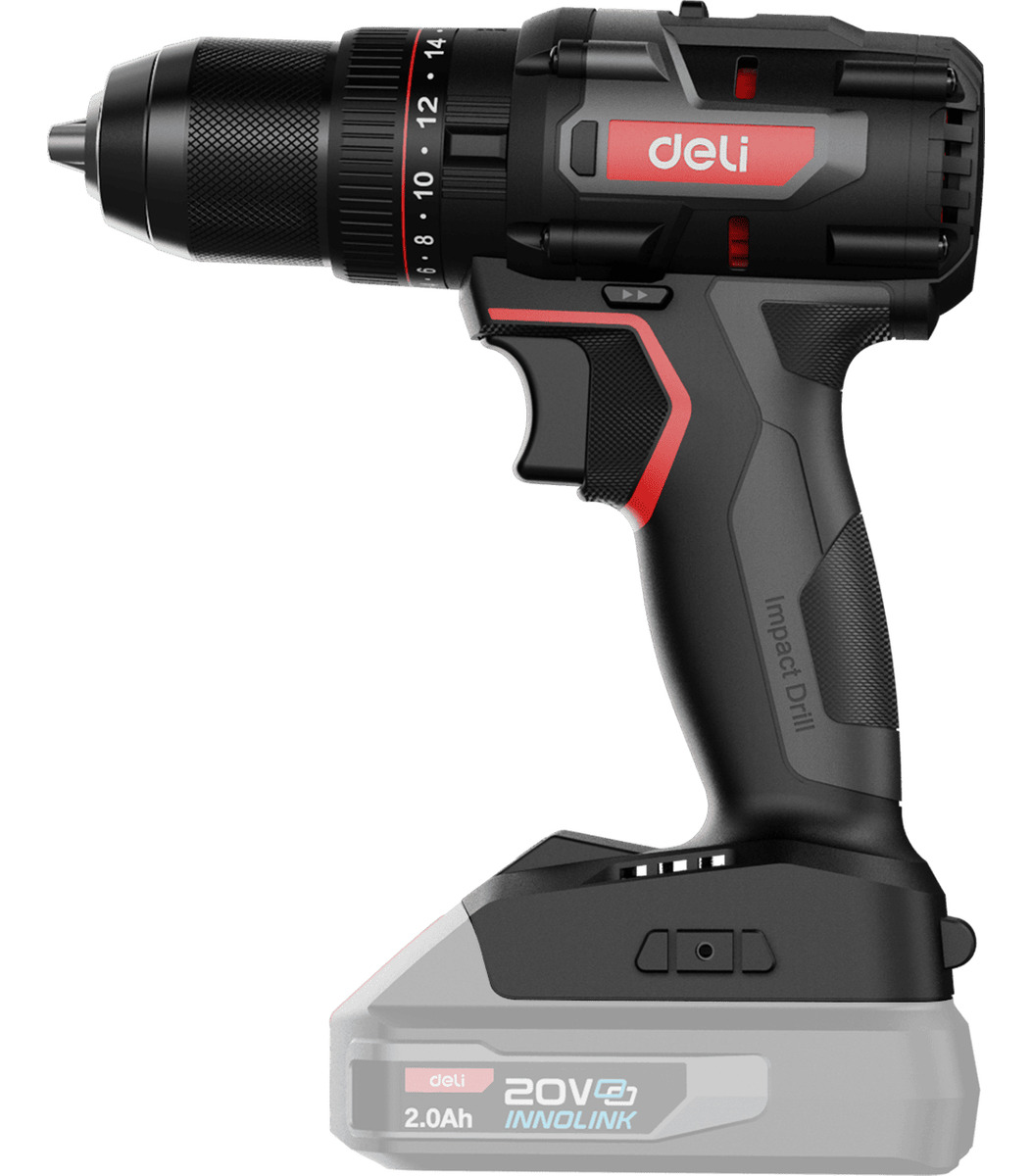 Taladro Atornillador Percutor (s/batería) Deli - Imagen 4