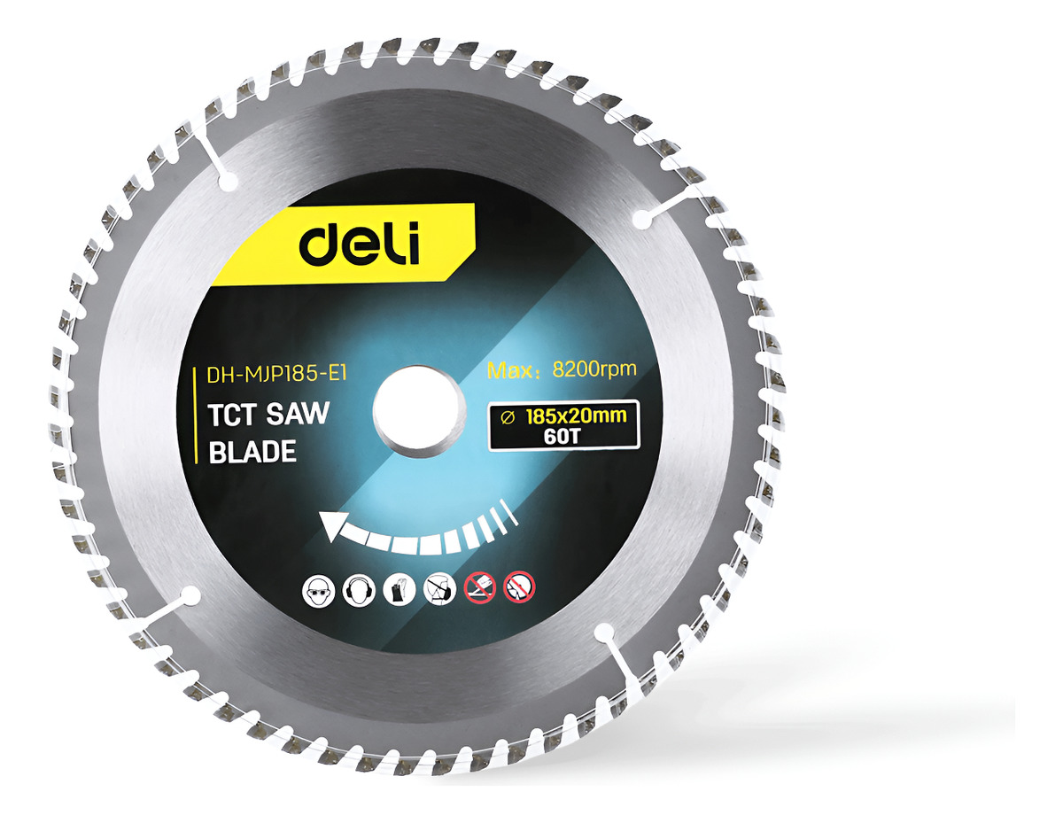 Lámina - Sierra Circular 7 1/4 60 Dientes 185x20x60t Deli