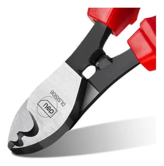 Pinza Alicate Corta Cable Vde 1000v 6 Deli - Imagen 3