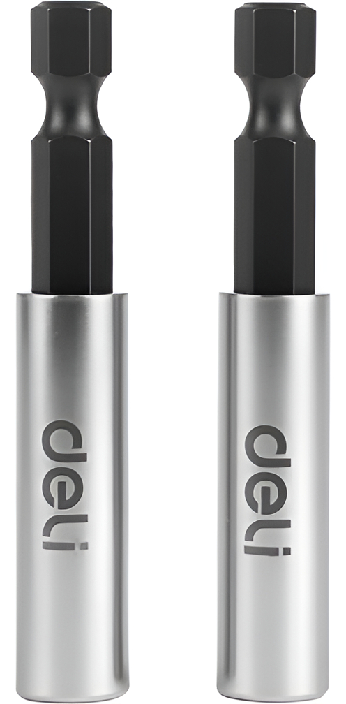 Extensor Magnético 60 Mm X 2 Plateado Y Negro Deli