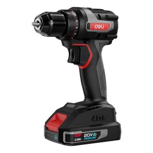 Taladro Atornillador Profesional 20v 2 Baterías Deli