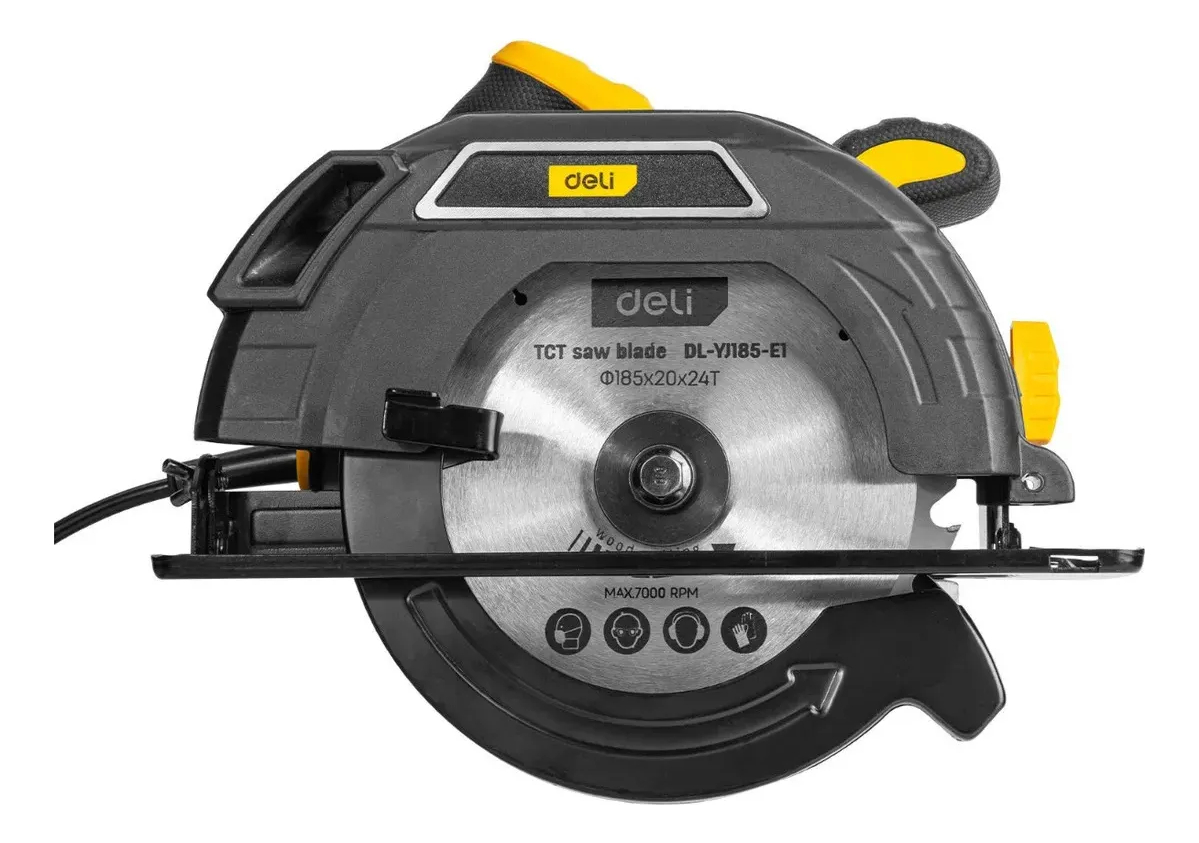 Sierra Circular Eléctrica 7 1/4 Dl-yj185-e1 1300w Deli - Imagen 2