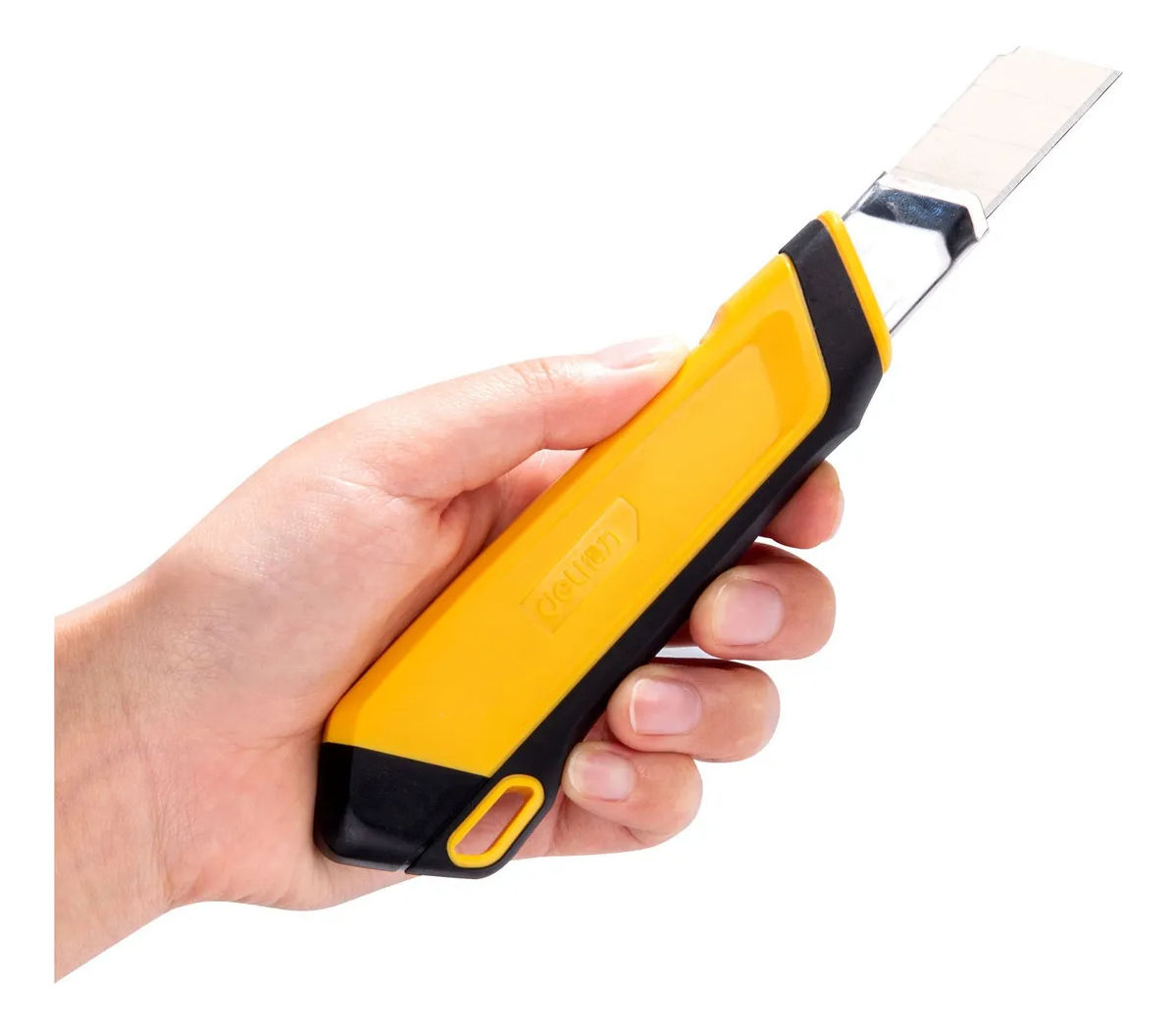 Trincheta Plástico Y Metal 18mm Deli - Imagen 2