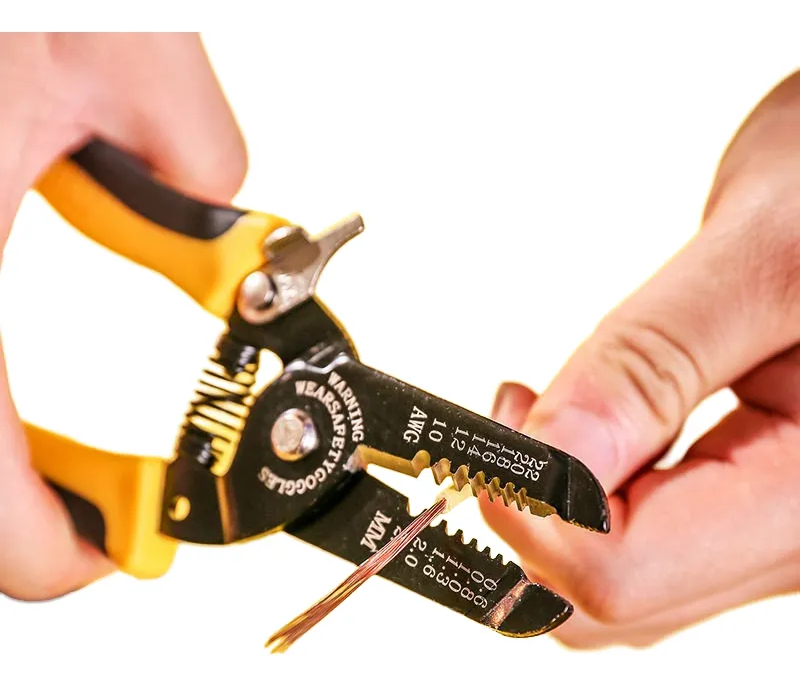 Alicate Pelacable 0.6 -2.6 Mm Deli - Imagen 3