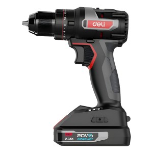 Taladro Atornillador Percutor 20 V 2 Baterias 2 Am Deli