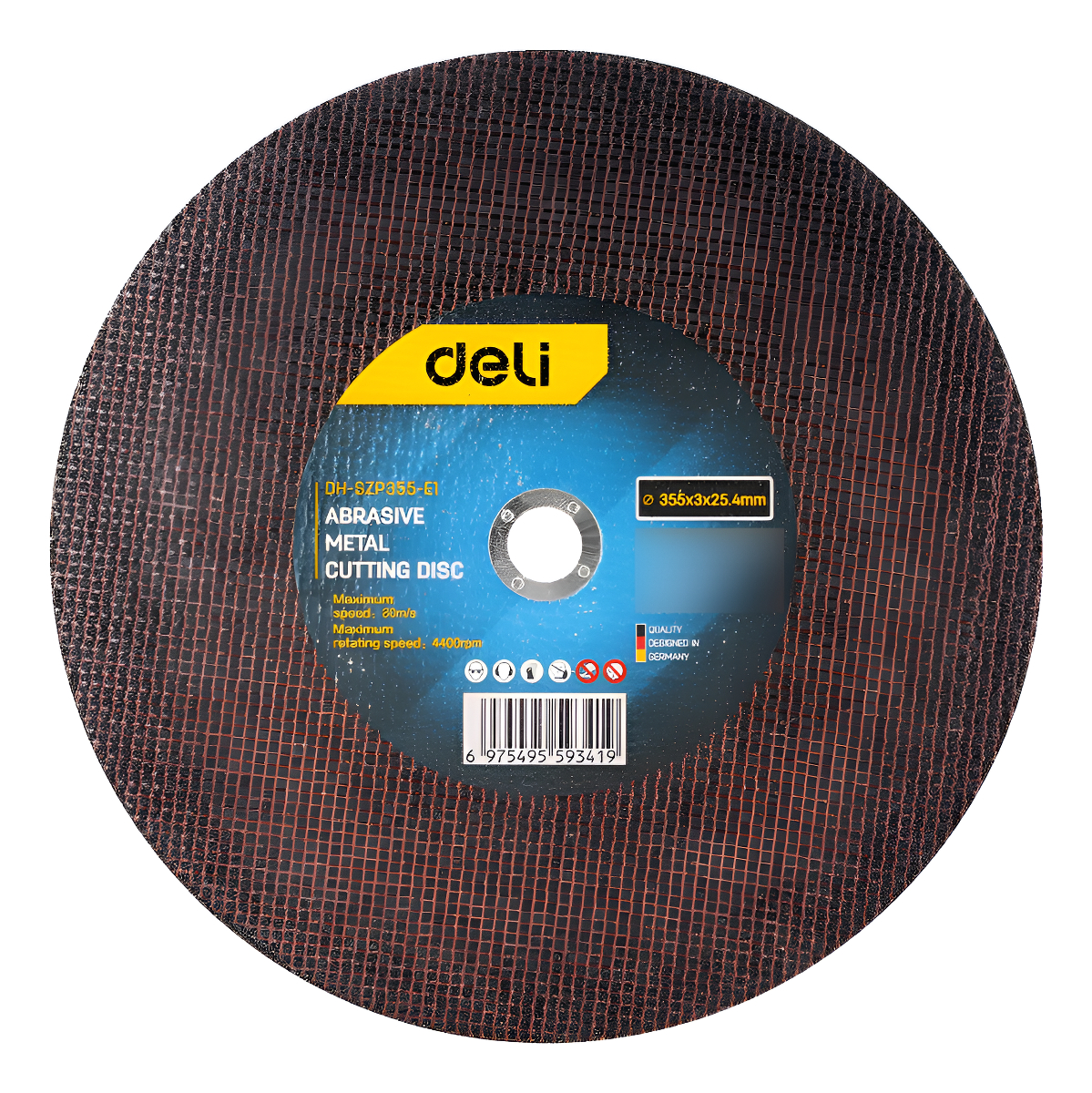 Disco Corte De Metal Ac.inox. 355 Mm X 3 X 5un Deli