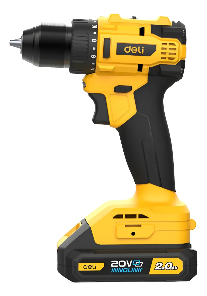 Taladro Atornillador 20 V 2 Baterias 2 Amp. Deli - Imagen 4