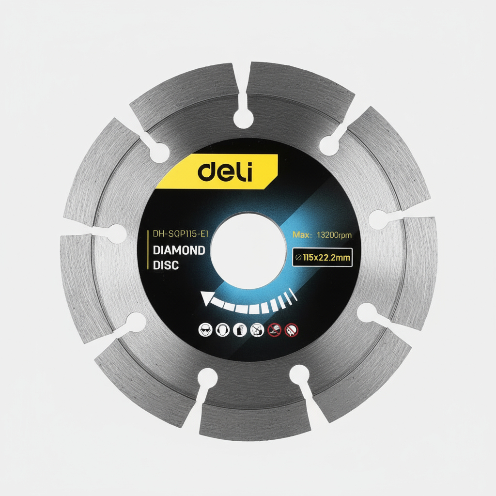 Disco De Corte - Diamantado Segmentado 4 1/2 115x22.2mm Deli - Imagen 3