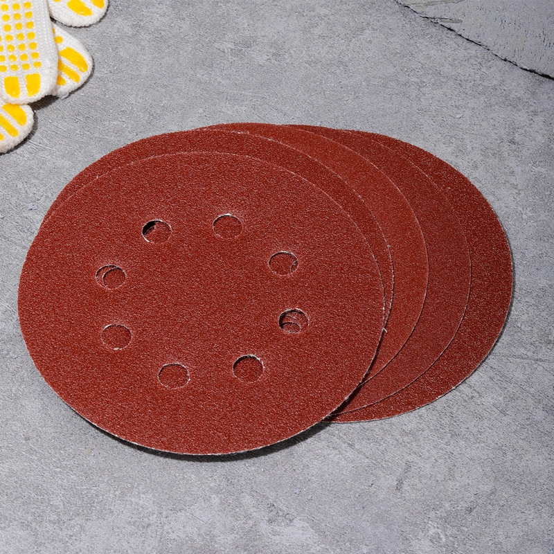 Set Discos De Lija 125 Mm 5 Un 3 Grano 80/ 2 Grano 120 Deli - Imagen 2