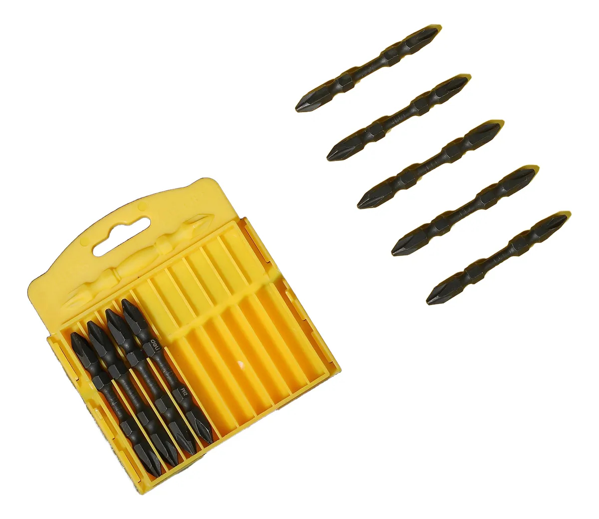 Puntas Para Atornillador De Impacto Ph2 X 65mm 10un Deli - Imagen 2