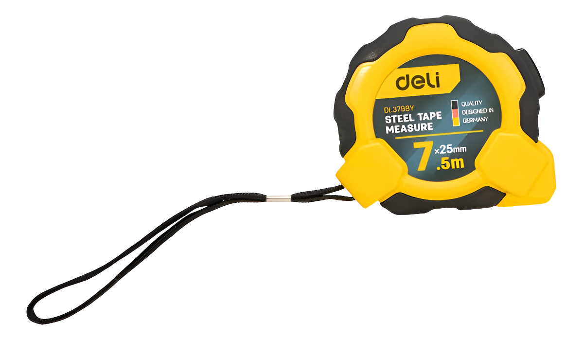 Cinta Métrica C/goma 7.5mx 25mm Deli