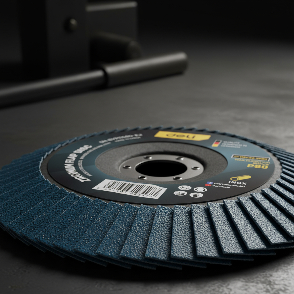 Disco Flap Zirconio 115 Mm Grano 80 X 10 - 10 Un Deli - Imagen 3