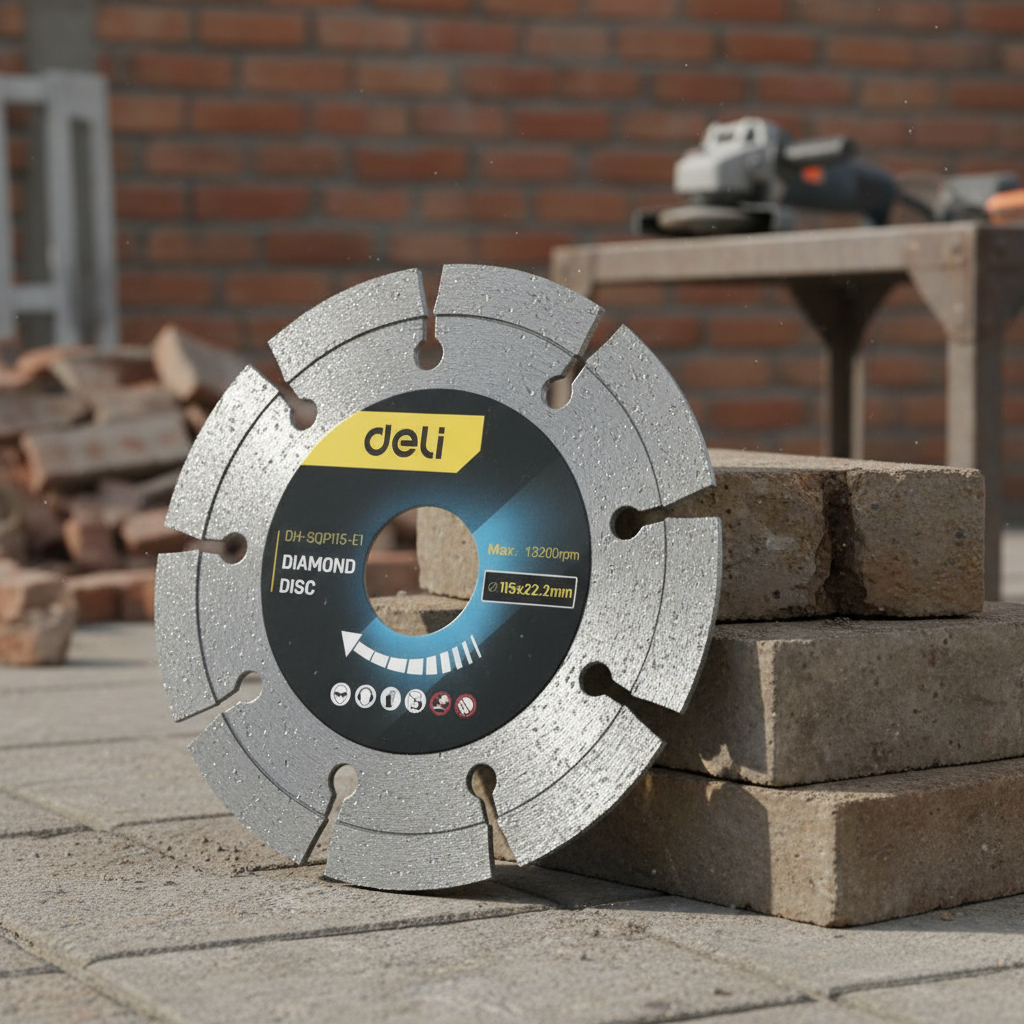 Disco De Corte - Diamantado Continuo 4 1/2 115x22.2 Mm Deli - Imagen 3